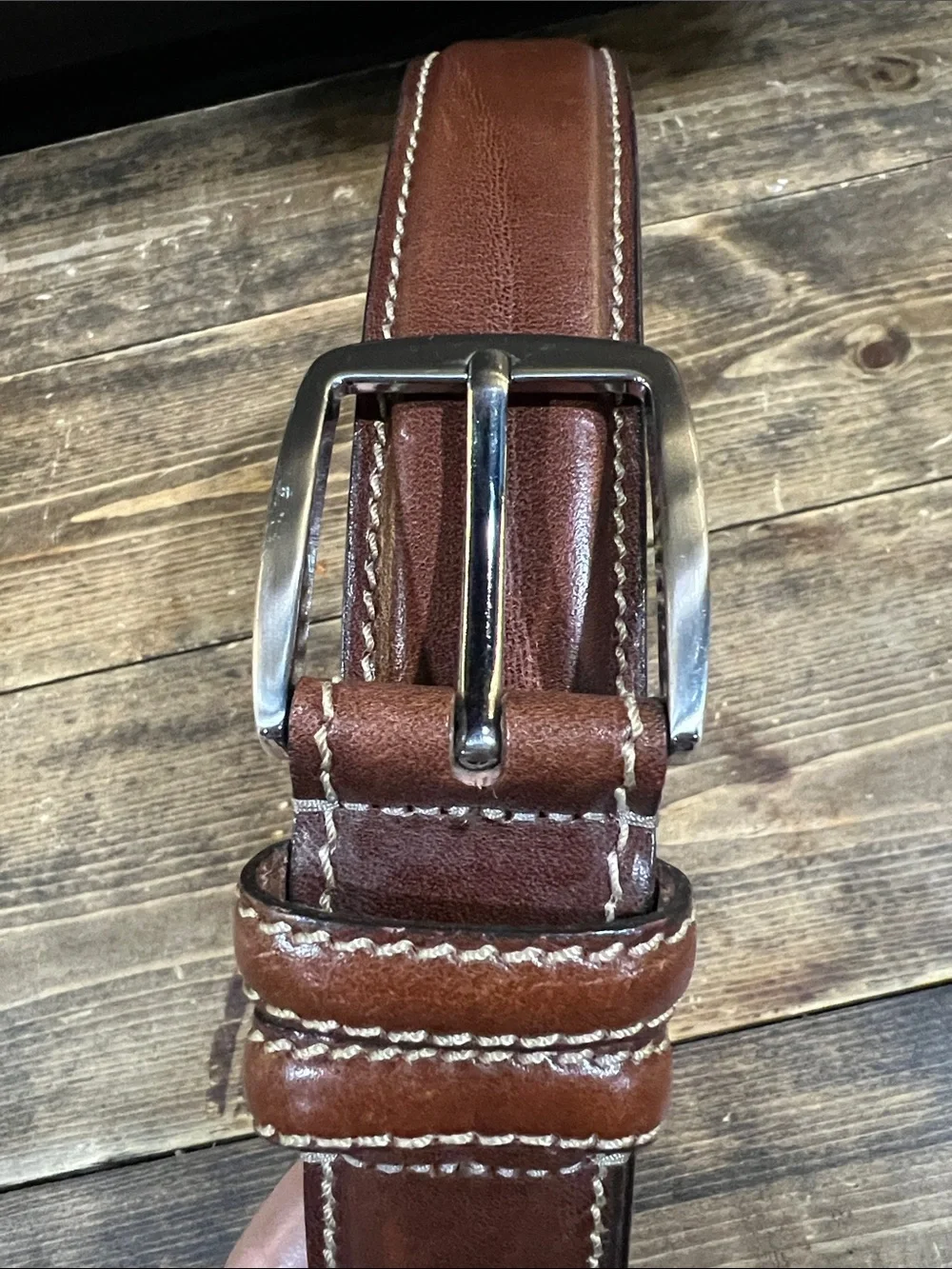 Allen Edmonds genuine Leather Men’s Belt in Brown